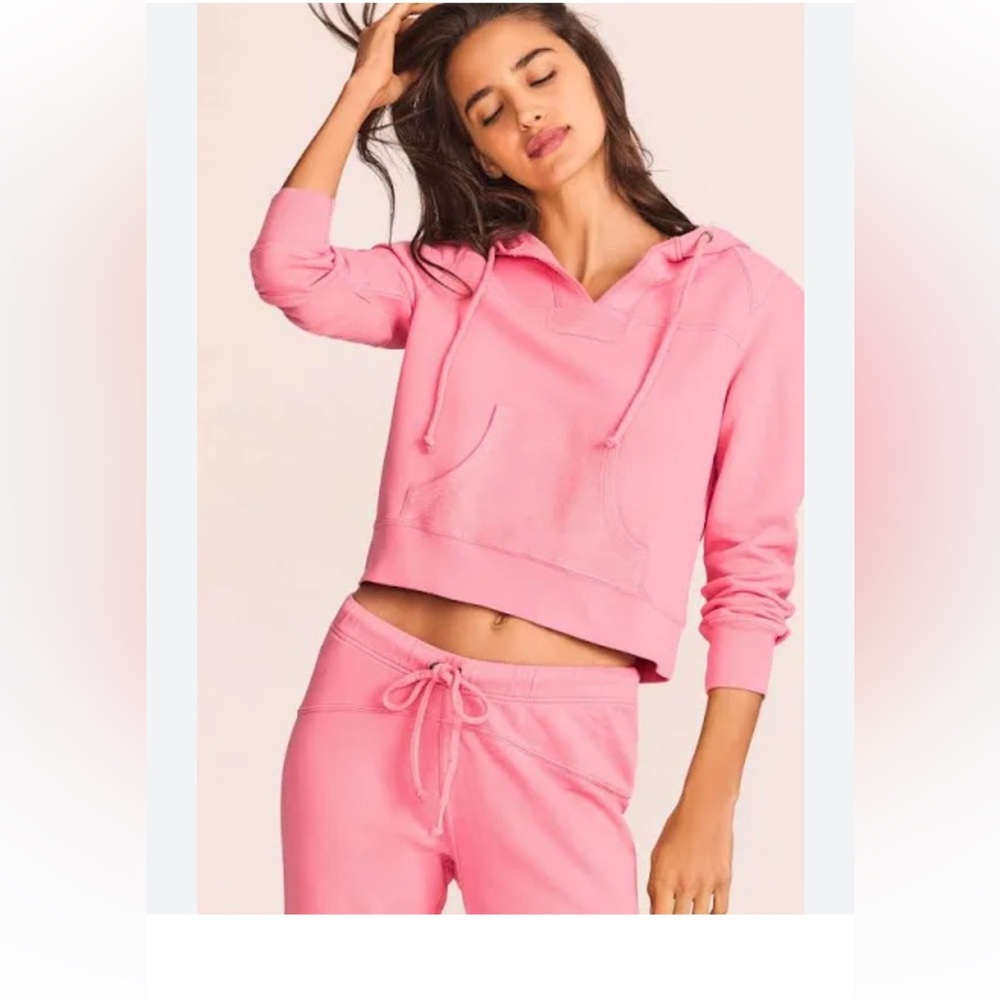 Love shack fancy Kirby hoodie Pink Small